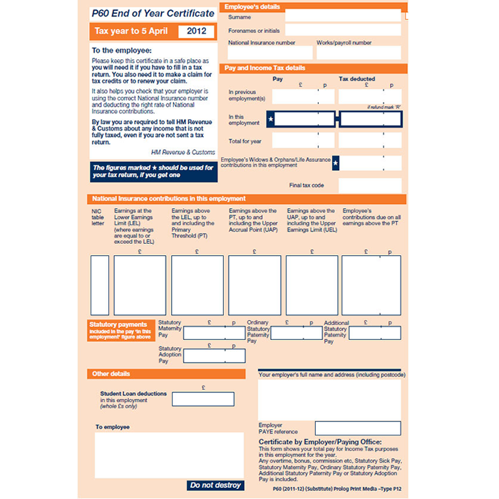 Am I Due A Tax Rebate P60