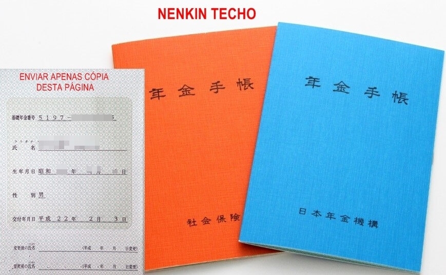 Nenkin Techo documents: A stack of official Japanese pension booklets and paperwork