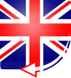 Ikona britské vlajky pro kalkulačku daňové vratky z UK
